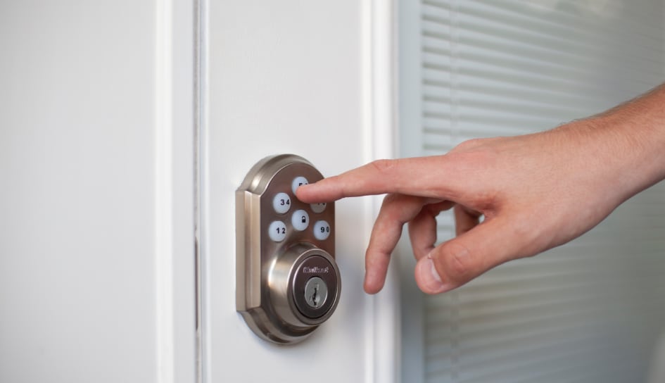 ADT smartlock on a Bellingham home